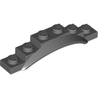 Lego auto blatník 1 1/2x6x1, tmavě modro šedá (6172286)